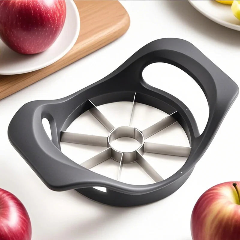 Stainless Steel Apple Slicer - Easy Use Fruit Corer Divider, 8-Slice Kitchen Cutter, Dishwasher Safe. A Must Have in ALL Kitchens!