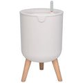 New Automatic Self-Watering Flower Pot With Water Level For Home Indoor Outdoor Garden Flower Pot With Wooden Legs. Love These. Perfect for Those of us that Forget to Water!!