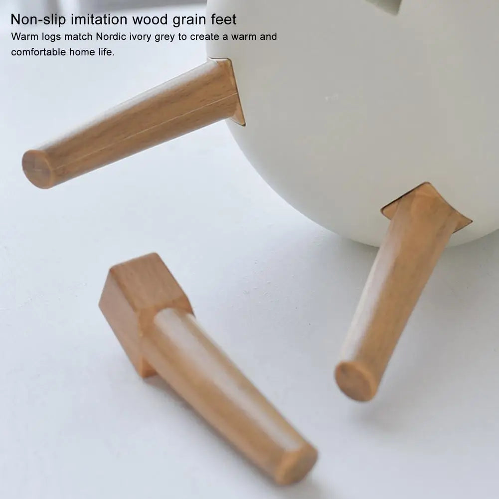 New Automatic Self-Watering Flower Pot With Water Level For Home Indoor Outdoor Garden Flower Pot With Wooden Legs. Love These. Perfect for Those of us that Forget to Water!!