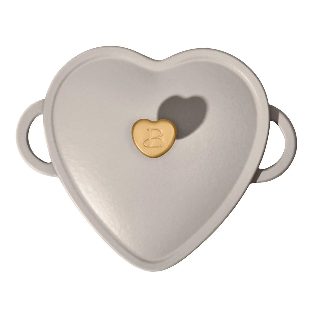 Beautiful by Drew Barrymore 2qt Heart Cast Iron Dutch Oven, Black Sesame. Multiple colors.