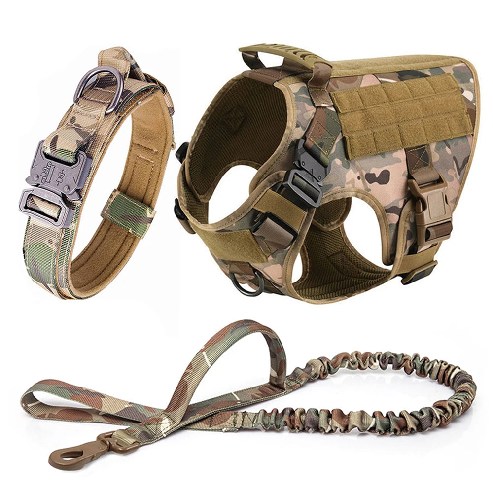 Your Fur Babies will on the Best Dressed List when Taking that Walk. Matching Collar, Vest, and Leash Set. Designed for Medium and Large Dogs  Multiple Colors.