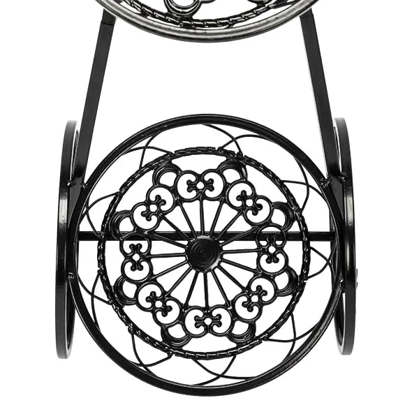 3-Tier Wrought Iron Tricycle Plantstand. Garden and Patio Decor Flower Pots . Too Cute!!!