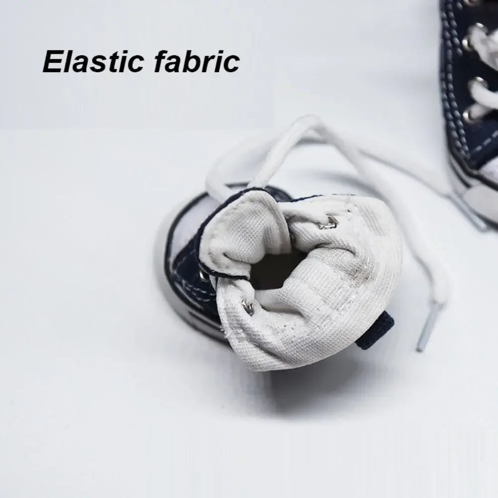 OMG Chucks for Pups!!! Got to Have Them!!  These shoes have an Adjustable Drawstring.