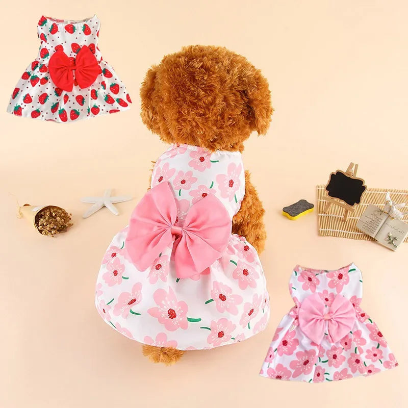 You will be Walking Your Fur Baby in Style in these Adorable Spring/ Summer Outfits. Designed for Small to Medium Breeds. Just Too Darn Cute! Two Different Designs and 3 Sizes to Choose From.