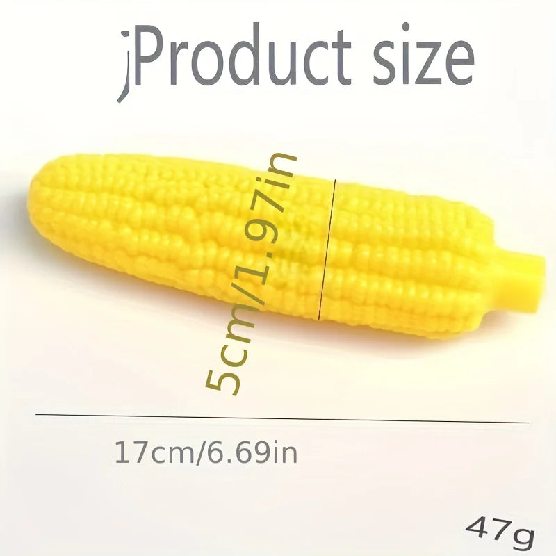 Indestructible Dog Chew Toy Corn Grain Texture for Medium Large Dogs Puppies Powerful Chewers Dental Care