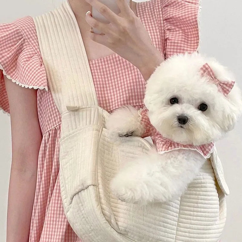 Spring/summer new pet dog dress pink plaid and lace. Suitable for both dogs and cats and will definitely place them on Any Best Dressed List. Multiple Sizes.
