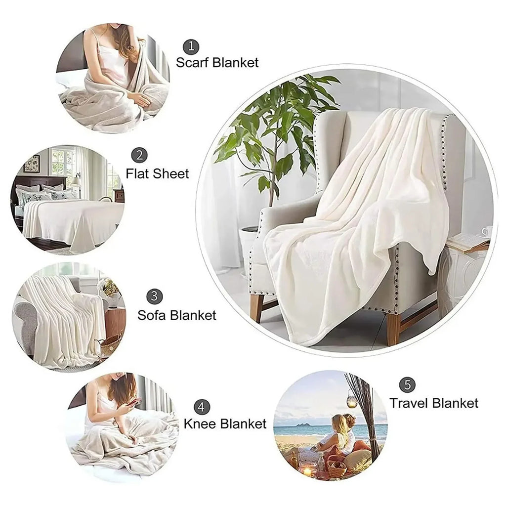 Soft Warm Christmas Highland Cow And Snowflake Flannel Blanket Cozy Festive and The Cow is Too Darn Cute! Multiple Sizes to Choose From.