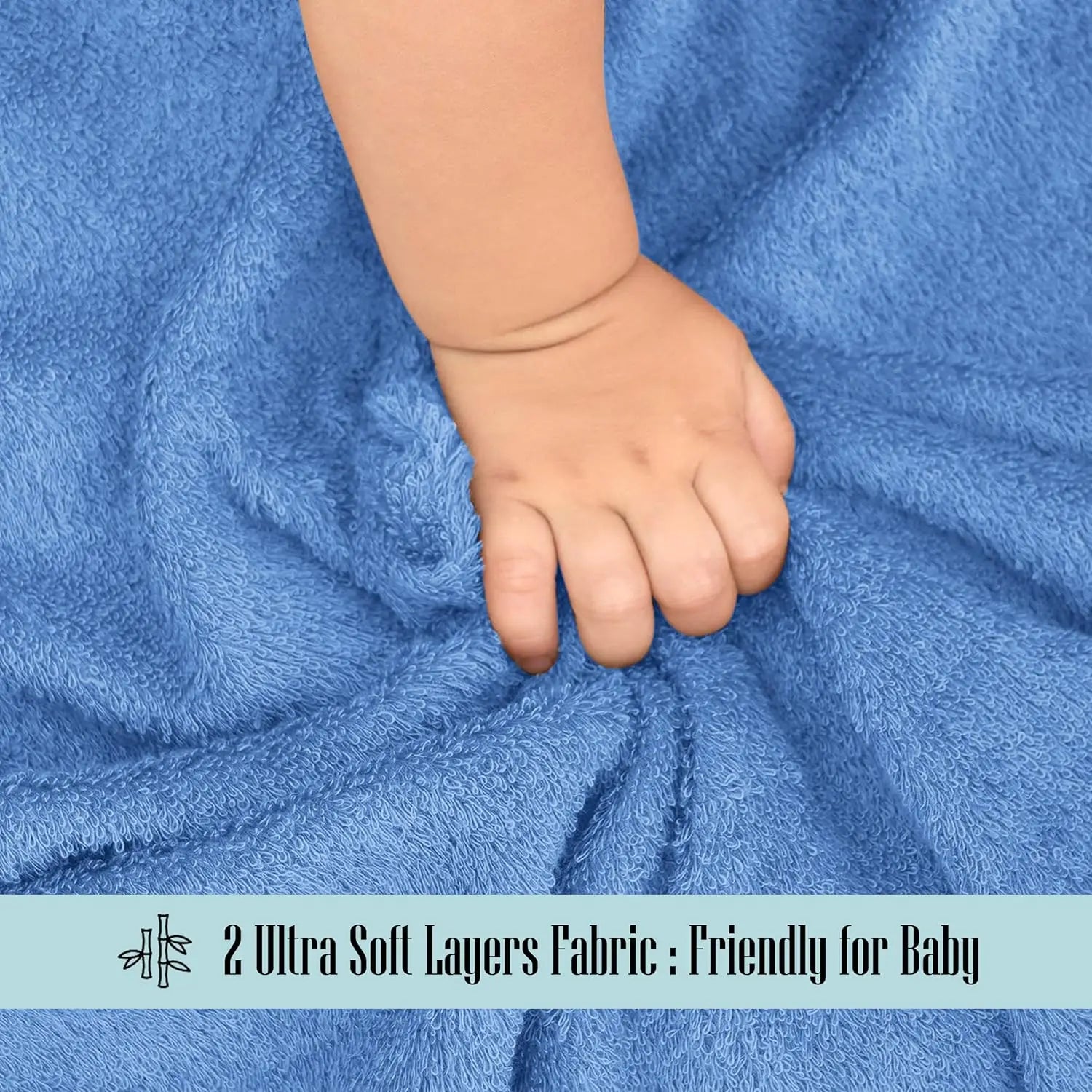 Soft Bamboo Rayon Hooded Towel Set with Washcloths for Babies - Shark & Penguin Designs. Does not Get Much Cuter than This!