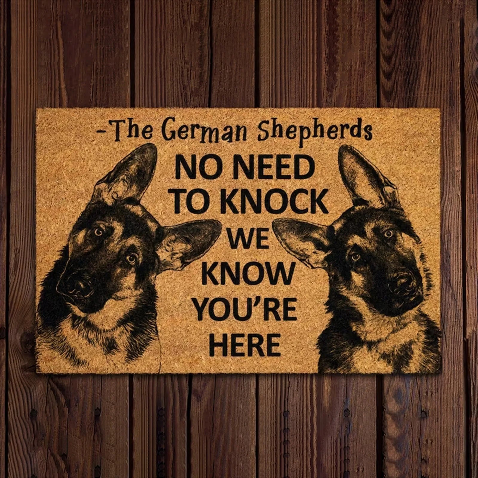 Funny Dog Doormat. Enough Said!!