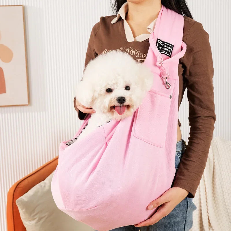 Comfortable Dog Bag Pet Crossbody Shoulder Bag.  Portable Cat Puppy Sling Carrier .  Multiple Color Choices.
