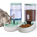 Automatic Feeder and Water Dispenser  Set for Cats and Small to Medium Size Dogs.