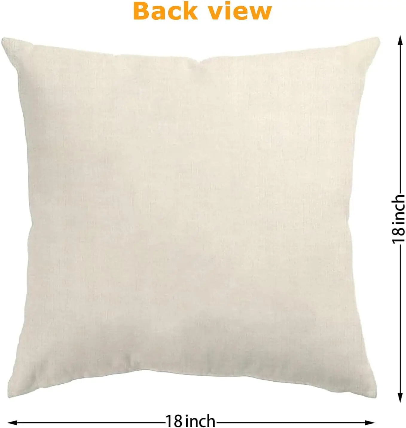 Spring Farmhouse Pillow Covers 18x18 Inch, Outdoor Garden Linen Cushion Cases for Home Decor