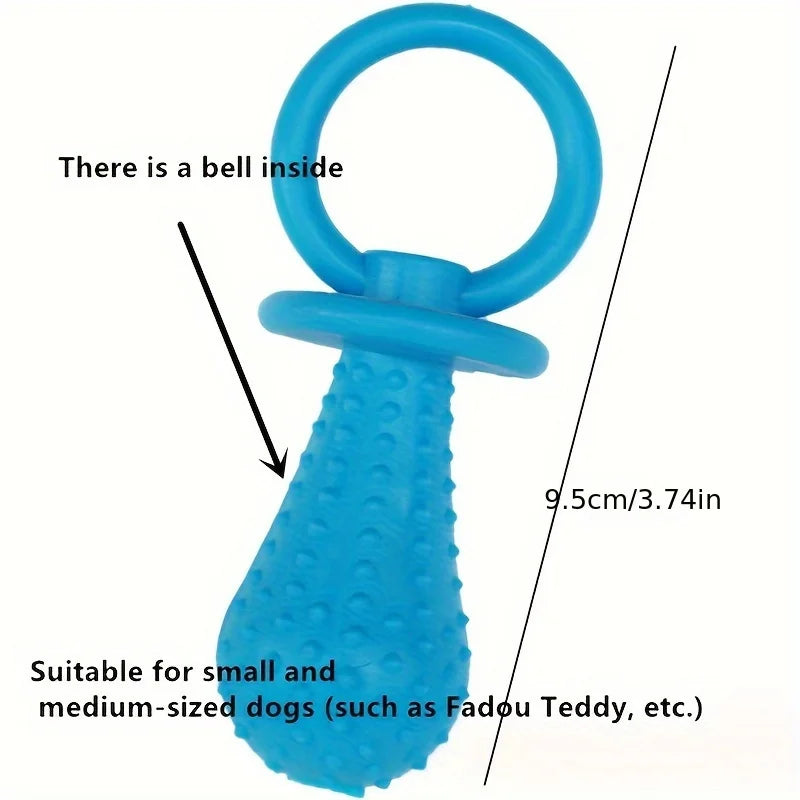 Three Dog Chew Toys Durable Rubber Dental Cleaning Interactive Training Aids for All Dog Sizes Required.  Anxiety Relief  and teething.