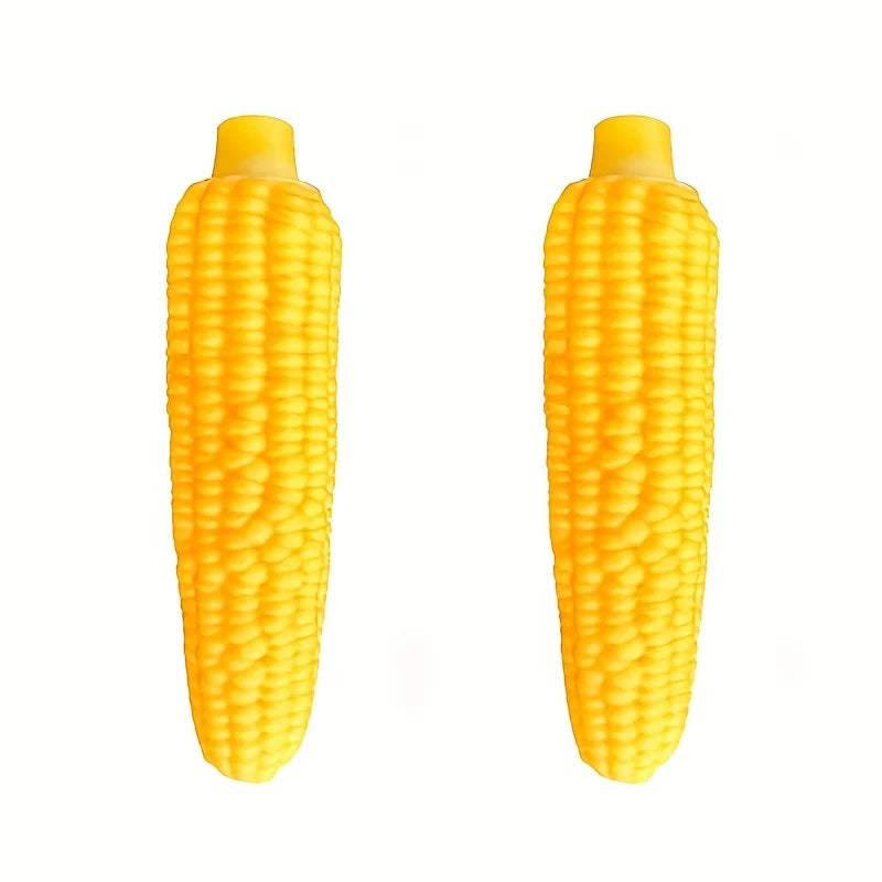 Indestructible Dog Chew Toy Corn Grain Texture for Medium Large Dogs Puppies Powerful Chewers Dental Care