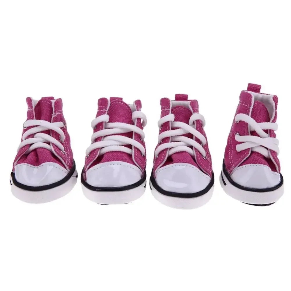 OMG Chucks for Pups!!! Got to Have Them!!  These shoes have an Adjustable Drawstring.