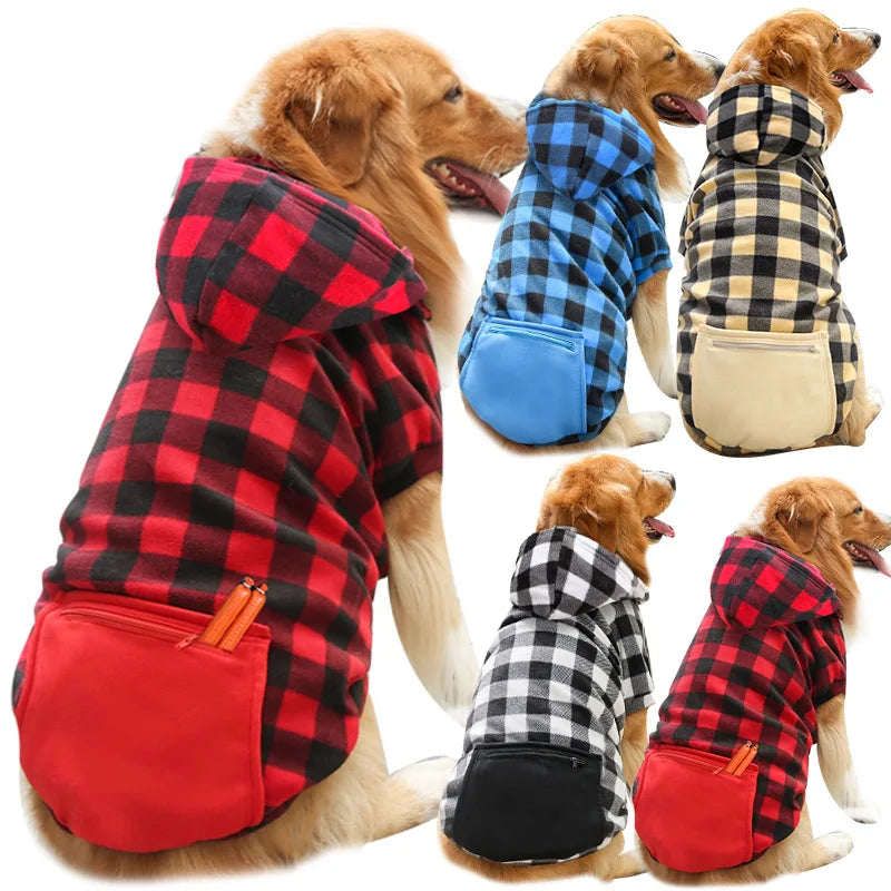Dog Winter Coat Buffalo Check Reversible. Be the Best Dressed Dog in Town.! Multiple Sizes and Colors.