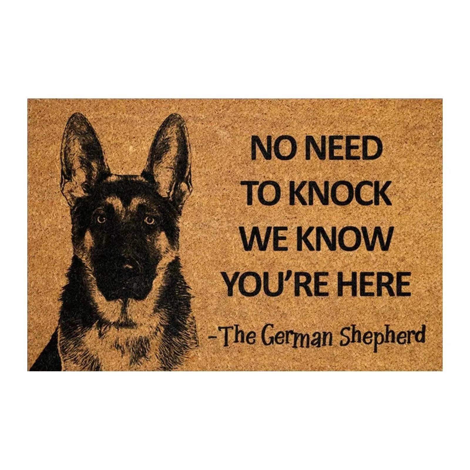 Funny Dog Doormat. Enough Said!!