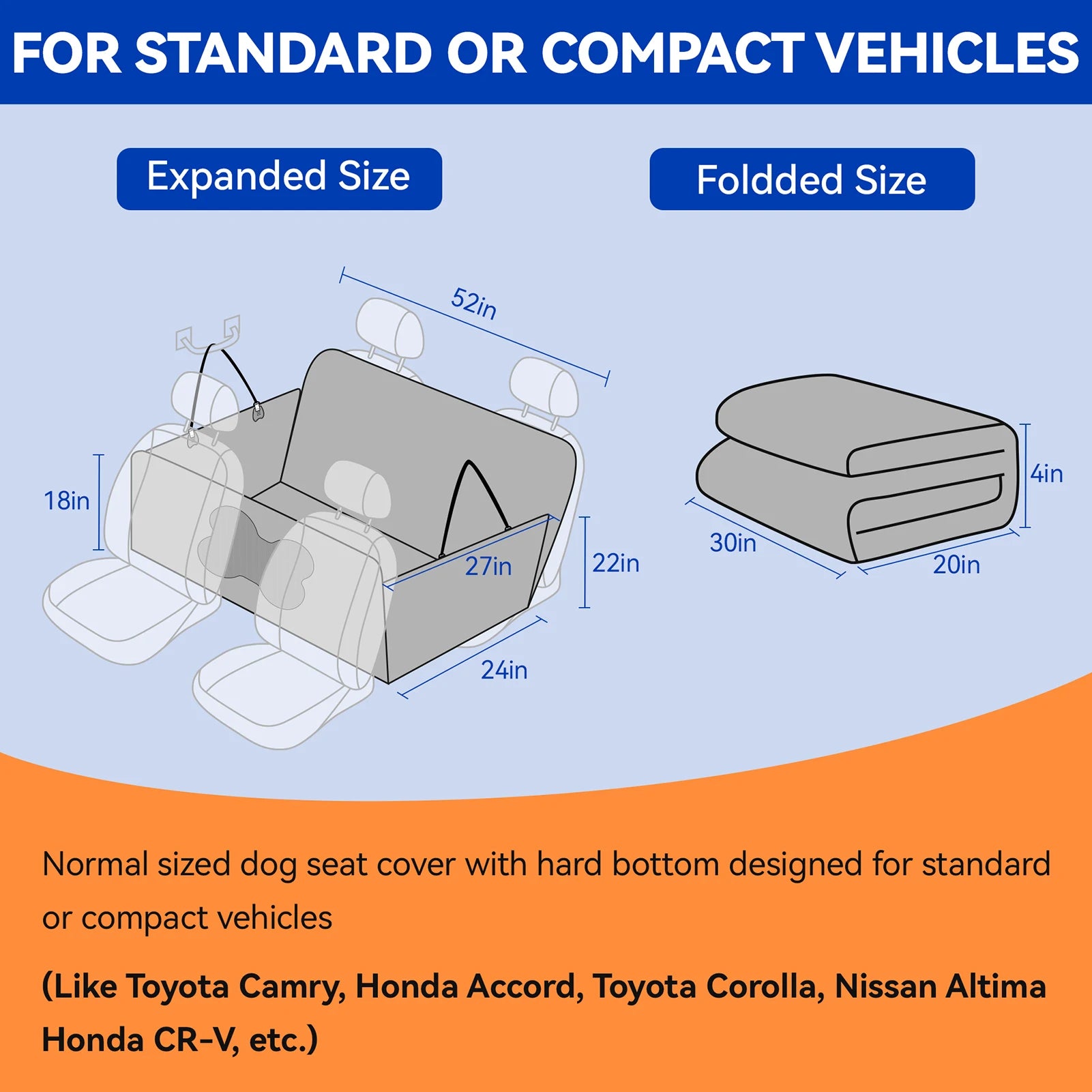 Dog Car Seat Cover. Heavy Duty Scratch Resistant Anti Slip Durable Soft Pet Rear Seat Cover for Cars. Love this Product!