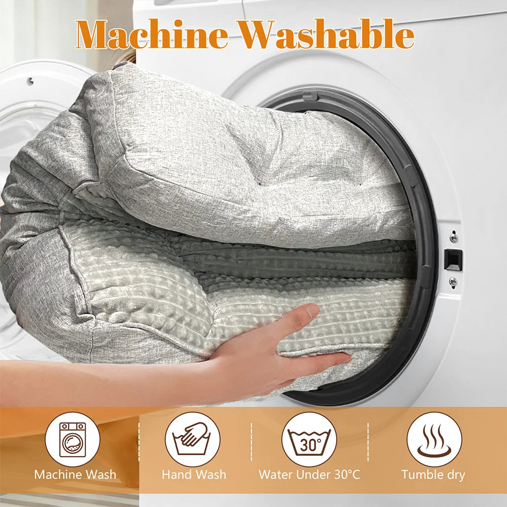 Suitable for All Seasons, Dog Sleeping Cushion, Large Pet Bed, Vacuum Compressed Delivery, Machine Washable, Perfect Pet Paradise for the Living Room and Easy Care, Non-Slip Bottom