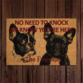 Funny Dog Doormat. Enough Said!!
