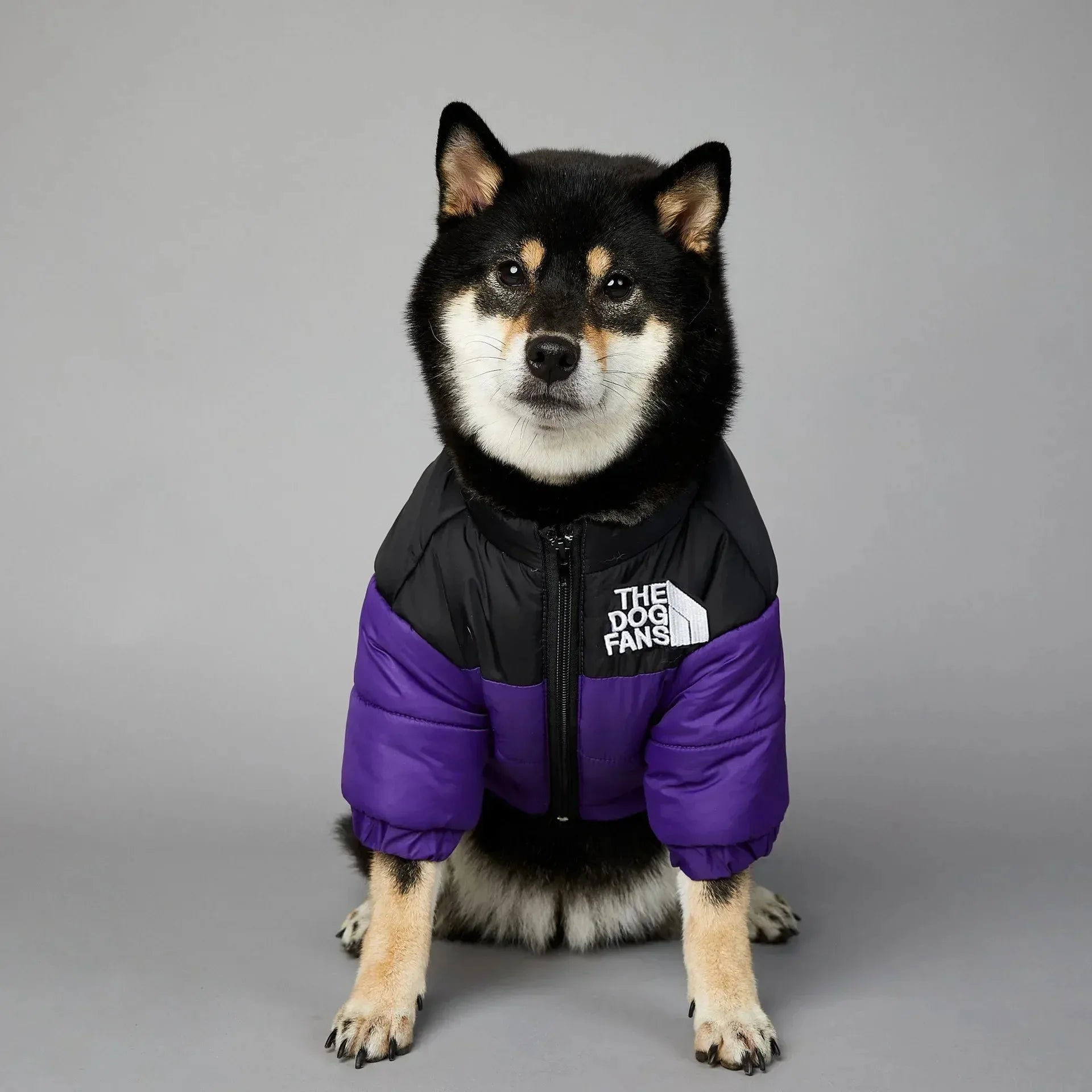 Dog Fans Warm  Down Jacket for all Size  Dogs - Multiple Colors. " THE DOG FANS " on the jacket!   will have your BEST FRIEND stylin.!