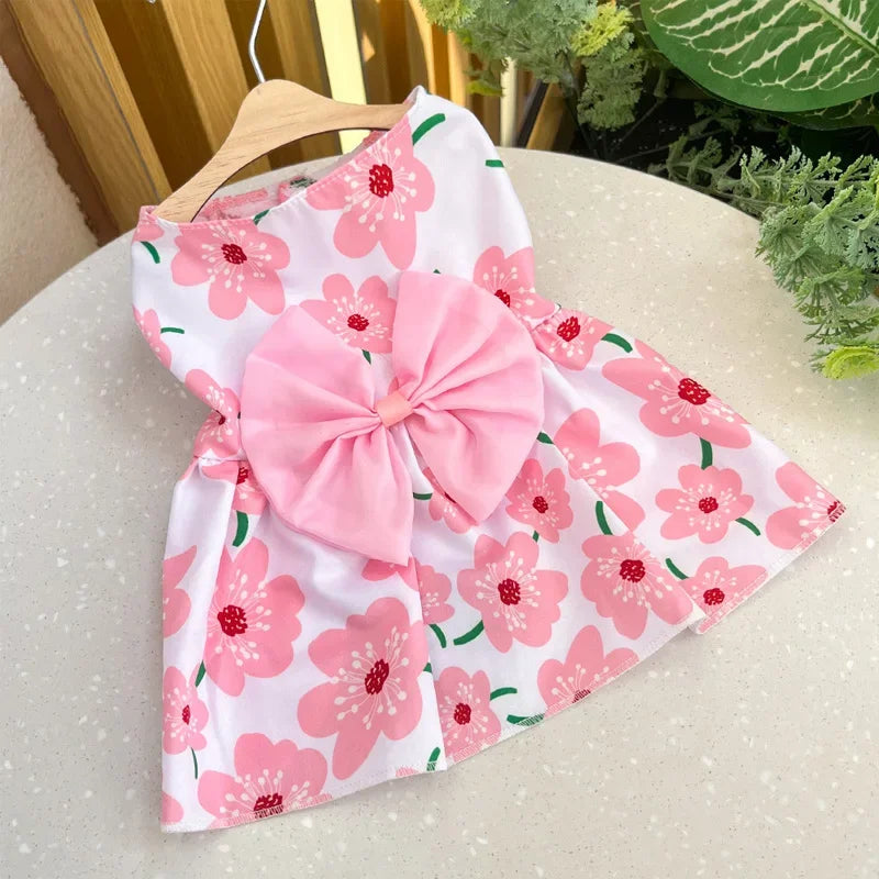 You will be Walking Your Fur Baby in Style in these Adorable Spring/ Summer Outfits. Designed for Small to Medium Breeds. Just Too Darn Cute! Two Different Designs and 3 Sizes to Choose From.