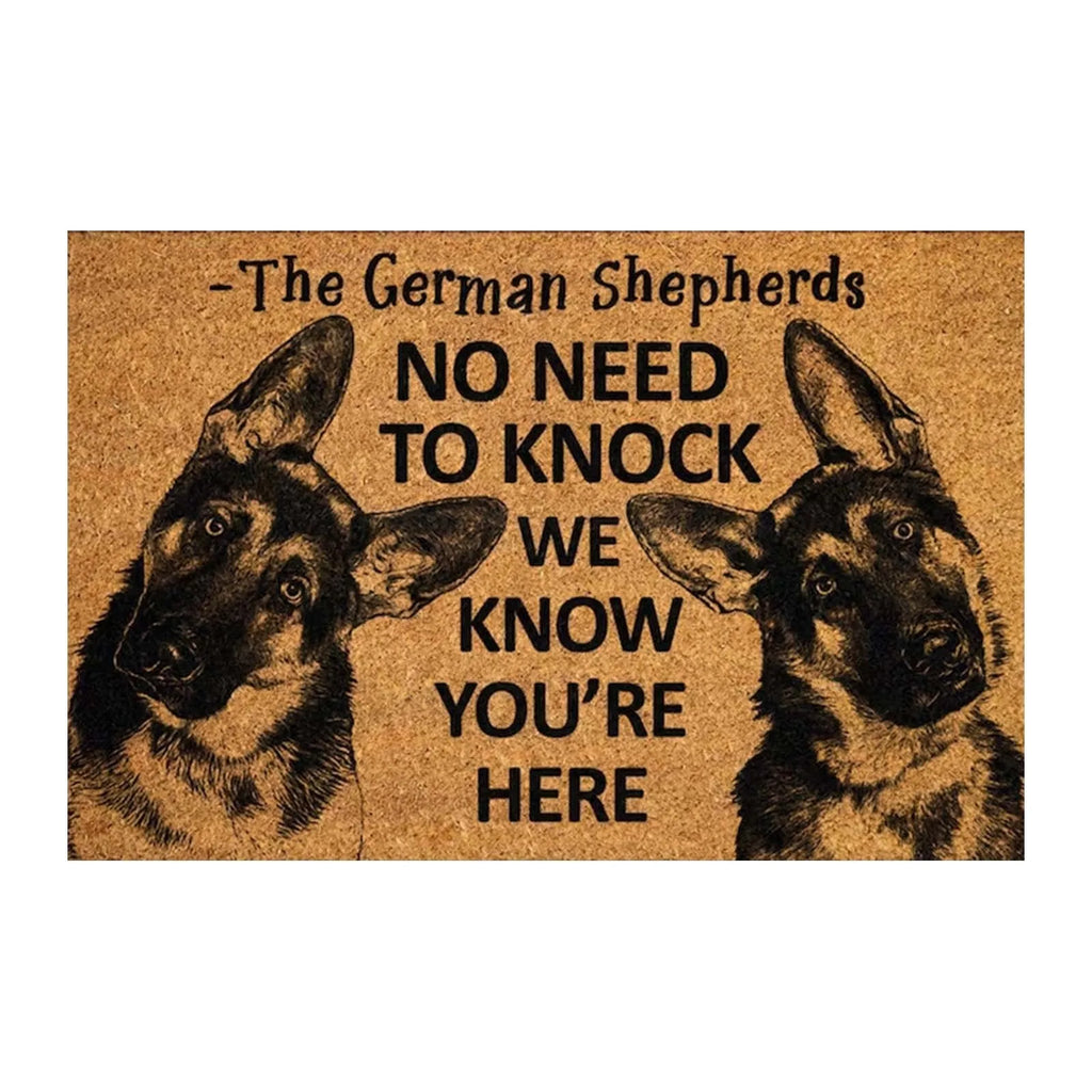 Funny Dog Doormat. Enough Said!!