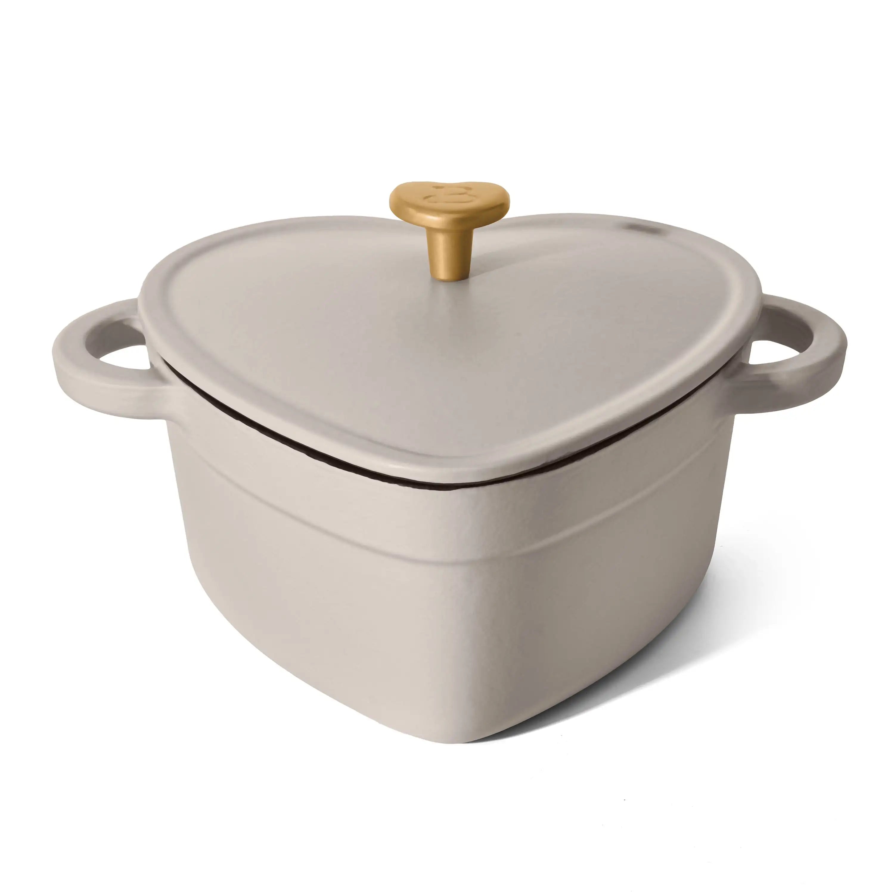 Beautiful by Drew Barrymore 2qt Heart Cast Iron Dutch Oven, Black Sesame. Multiple colors.