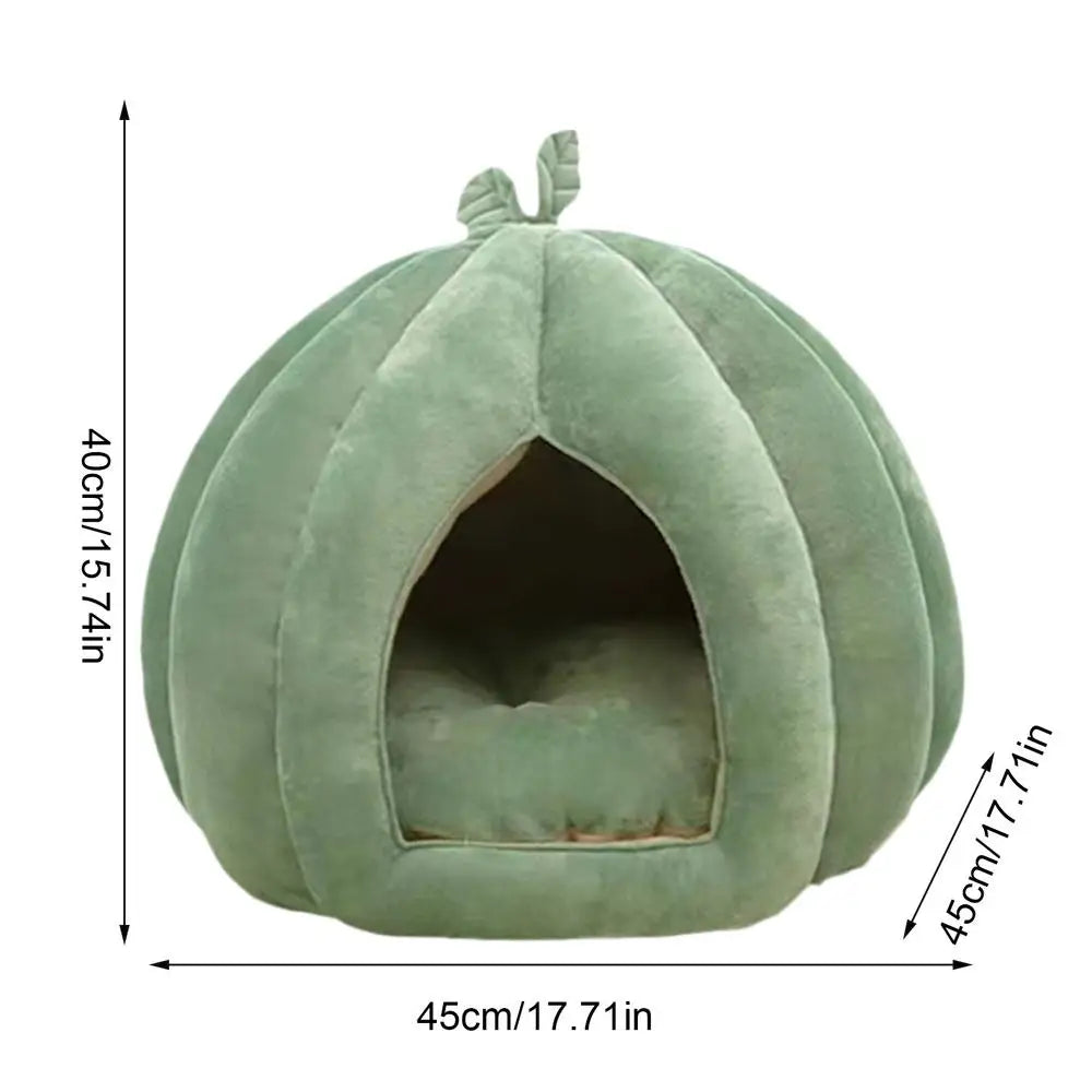 Pet House Bed. Pumpkin Hideaway for your Smaller Fur Babies. How Cute is THIS!!!!!