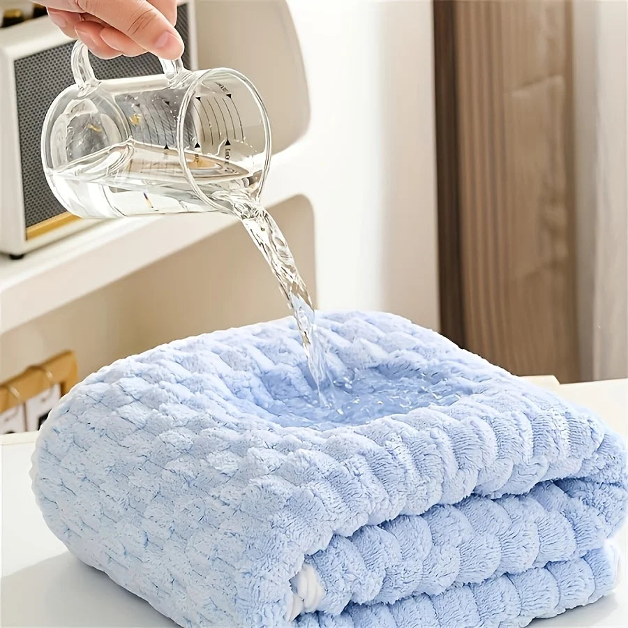 Coral Velvet Bath Towel Thickened Enlarged Soft and  Quick-Drying Individually Packaged. Wrap yourself in Luxury Twice!