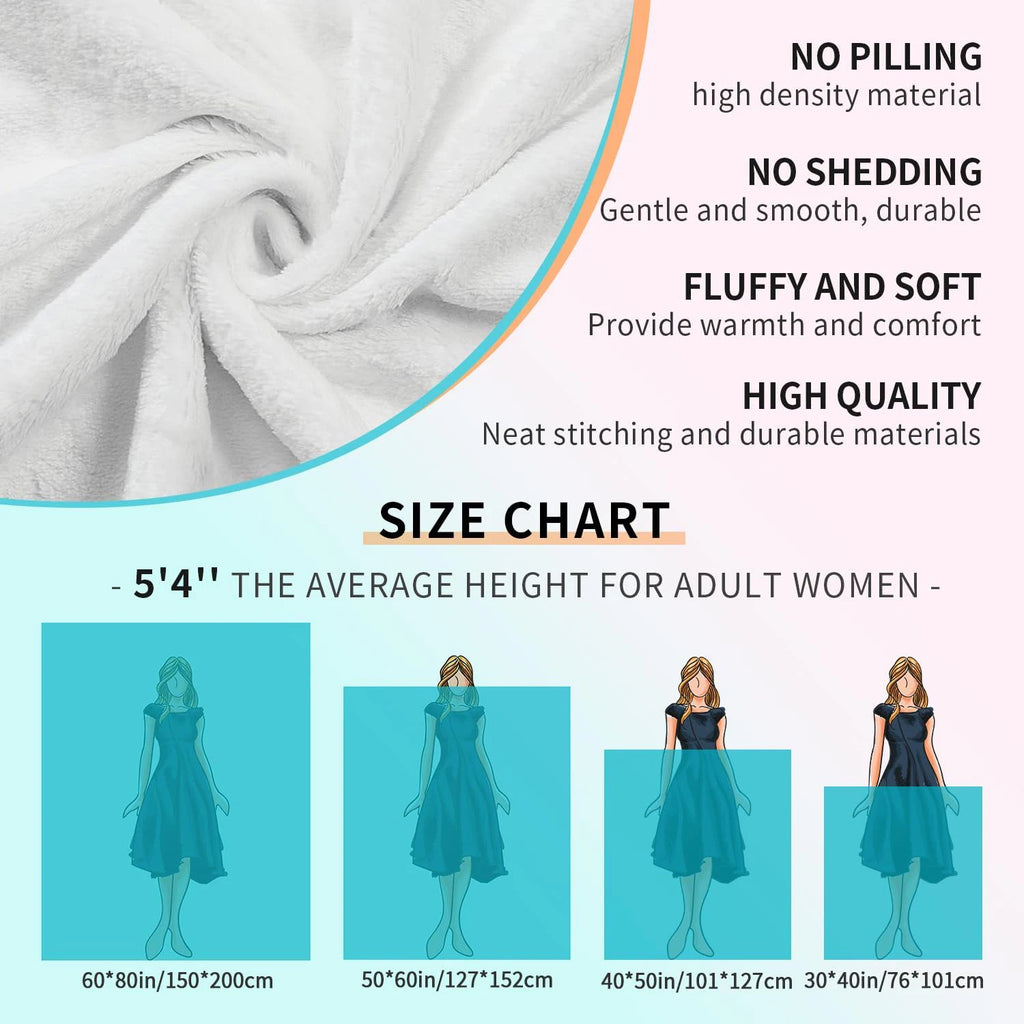 Cozy Golden Retriever Dog Print Flannel Throw Blanket - Soft, Reversible, All-Season Comfort. 2 Sizes