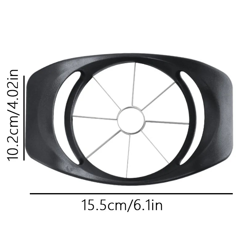 Stainless Steel Apple Slicer - Easy Use Fruit Corer Divider, 8-Slice Kitchen Cutter, Dishwasher Safe. A Must Have in ALL Kitchens!