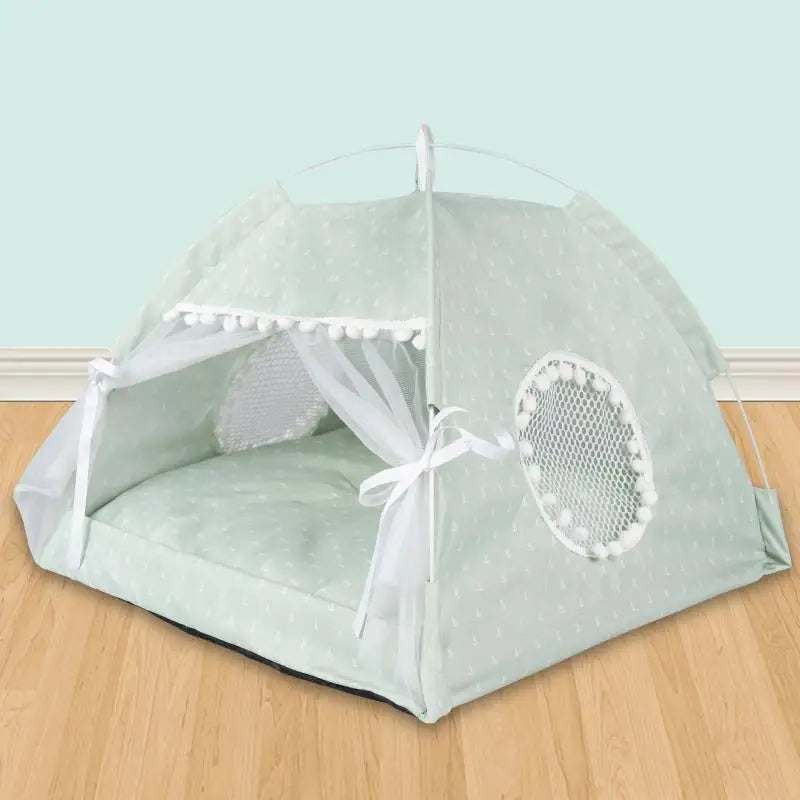 Princess Tent pet House Cute Floral Cave. Portable