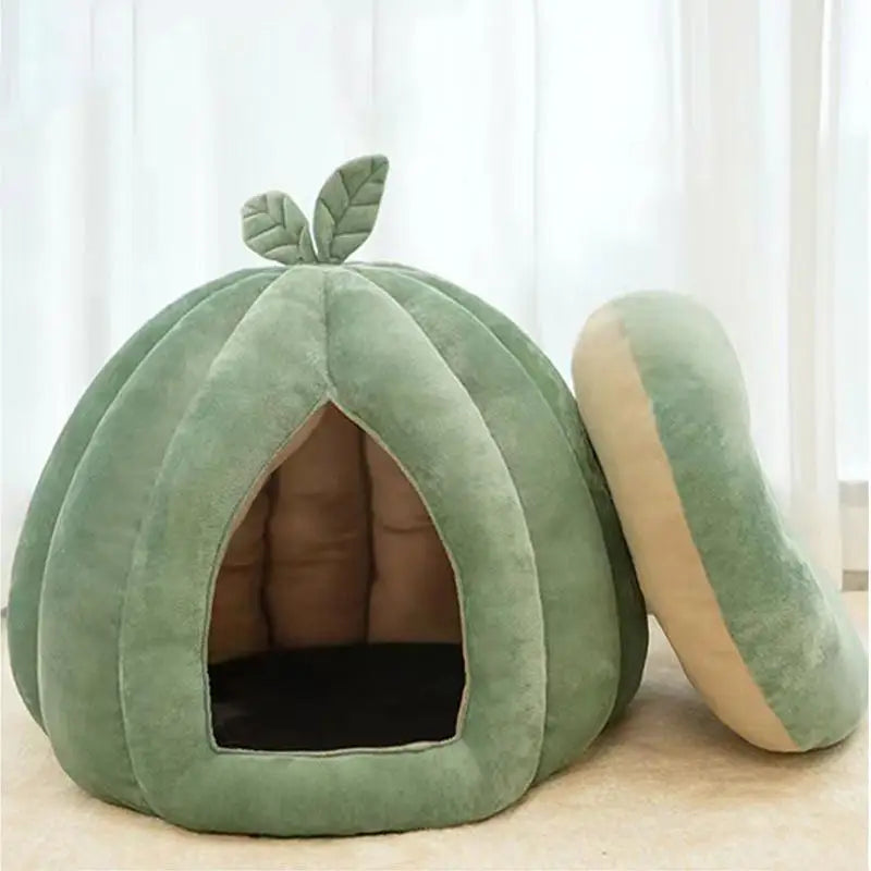 Pet House Bed. Pumpkin Hideaway for your Smaller Fur Babies. How Cute is THIS!!!!!