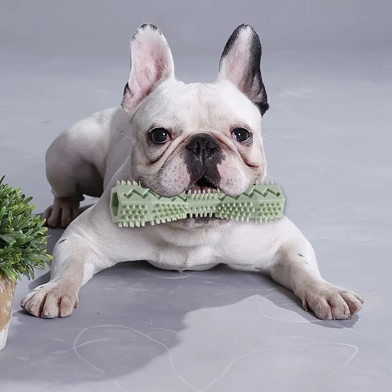 Durable Dog Chew Stick Toothbrush Soft Pet Toy Teeth Cleaning Massage. Puppy Dental Care Non-Toxic Chew Toy