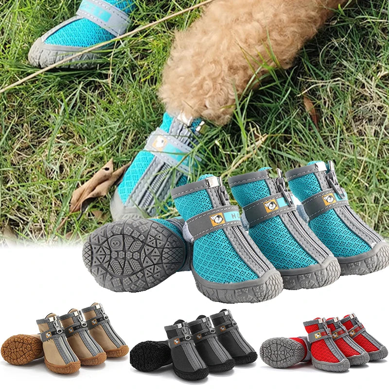 Dog Shoes Non-Slip Soles Thick Plush Protection Breathable Climbing Boots.  Your Fur Baby will be Climbing  in Style.