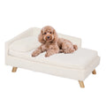 Elevated Pet Bed  L Shape Plush Couch with Soft Cushion. Your Fur Baby can lounge in the Lap of Luxury. Love This!