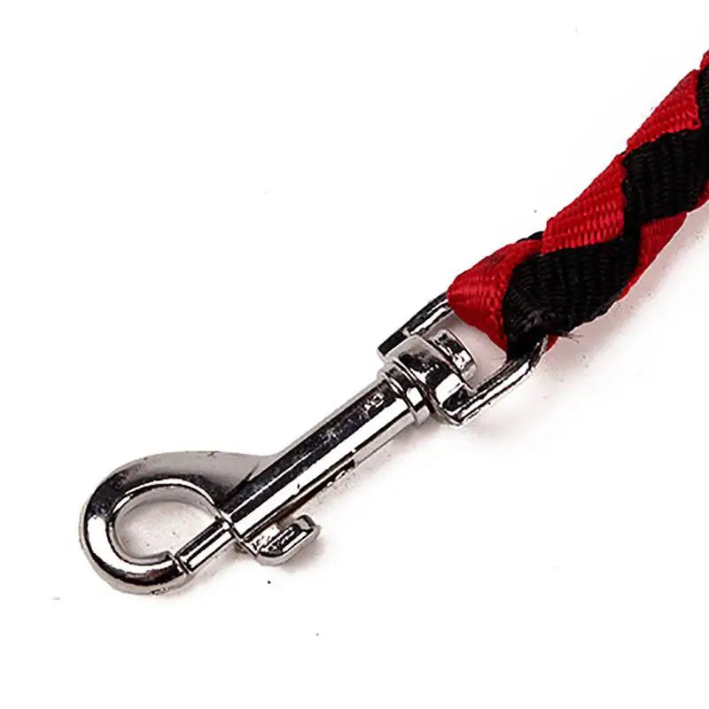 1.4m Pet Double Leash 2 Way Couplers Dog Leash Rope Elastic Extended Pet Leash.
