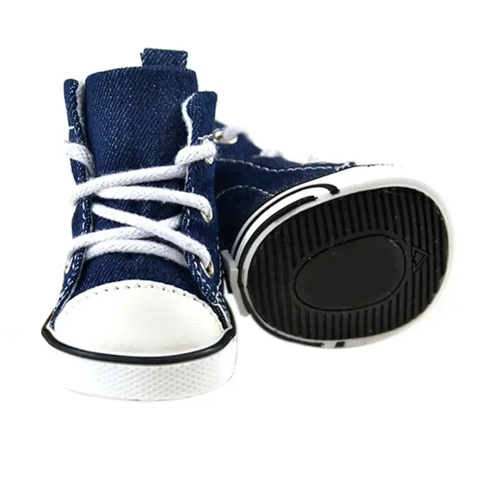 OMG Chucks for Pups!!! Got to Have Them!!  These shoes have an Adjustable Drawstring.
