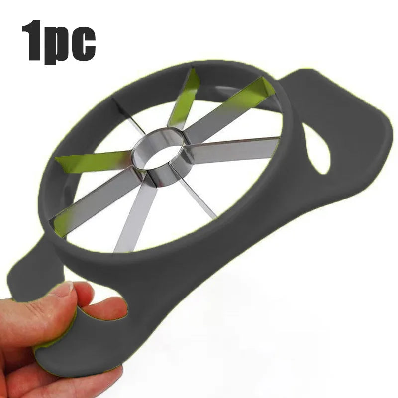 Stainless Steel Apple Slicer - Easy Use Fruit Corer Divider, 8-Slice Kitchen Cutter, Dishwasher Safe. A Must Have in ALL Kitchens!