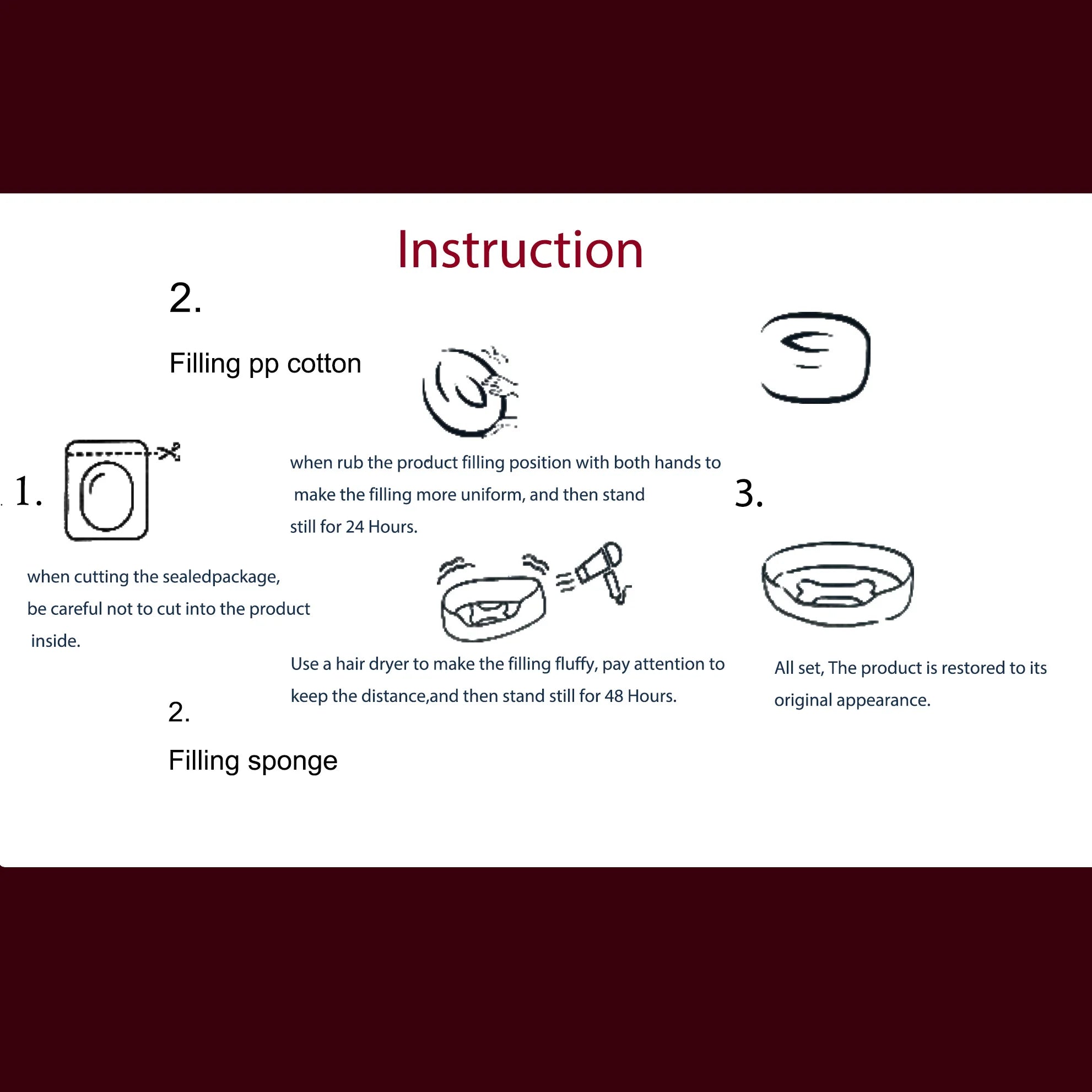 Suitable for All Seasons, Dog Sleeping Cushion, Large Pet Bed, Vacuum Compressed Delivery, Machine Washable, Perfect Pet Paradise for the Living Room and Easy Care, Non-Slip Bottom