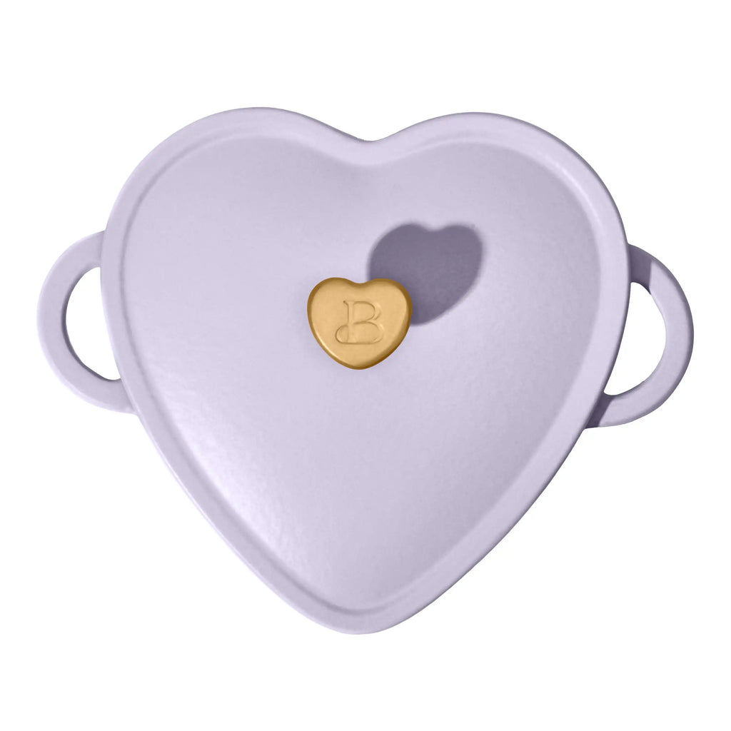Beautiful by Drew Barrymore 2qt Heart Cast Iron Dutch Oven, Black Sesame. Multiple colors.