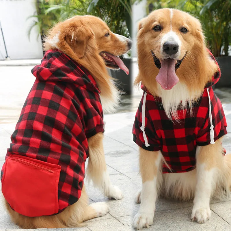 Dog Winter Coat Buffalo Check Reversible. Be the Best Dressed Dog in Town.! Multiple Sizes and Colors.