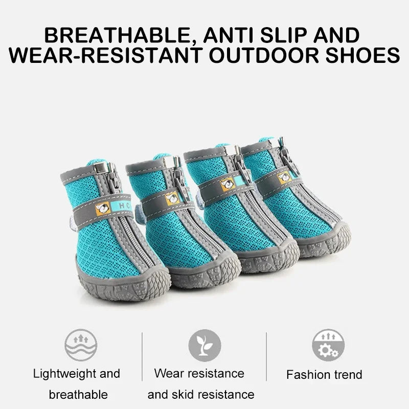 Dog Shoes Non-Slip Soles Thick Plush Protection Breathable Climbing Boots.  Your Fur Baby will be Climbing  in Style.