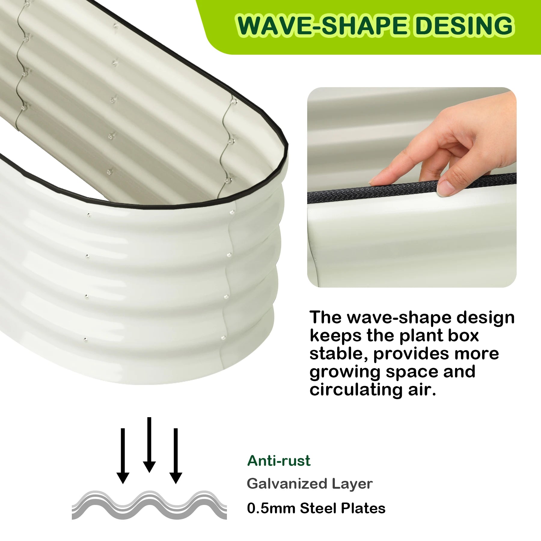 Galvanized Raised Beds. Open-Ended Base. Set of 2. Show Stopper!