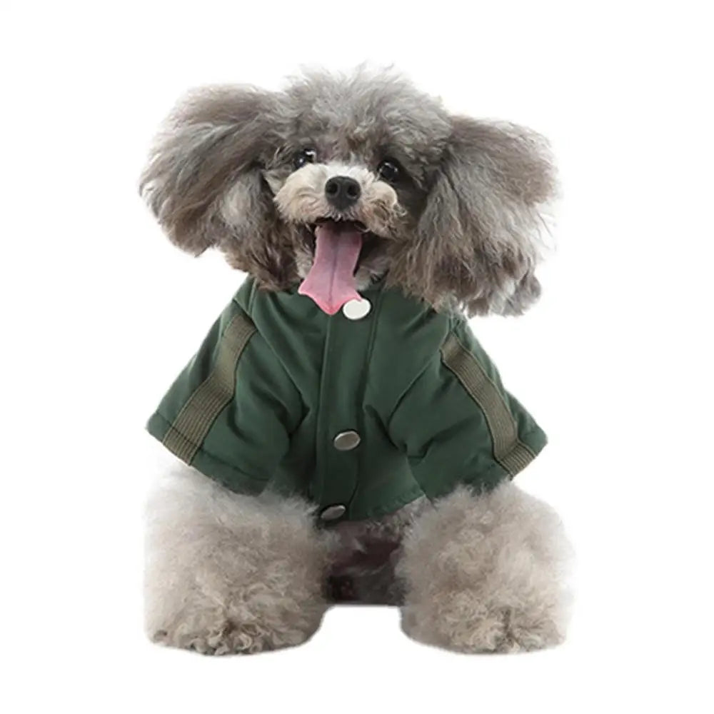 Doggie Down Jacket Fur Trimmed Hoodie Coat .  Your Fur Baby will be the Best Dressed Dog in Town!!!