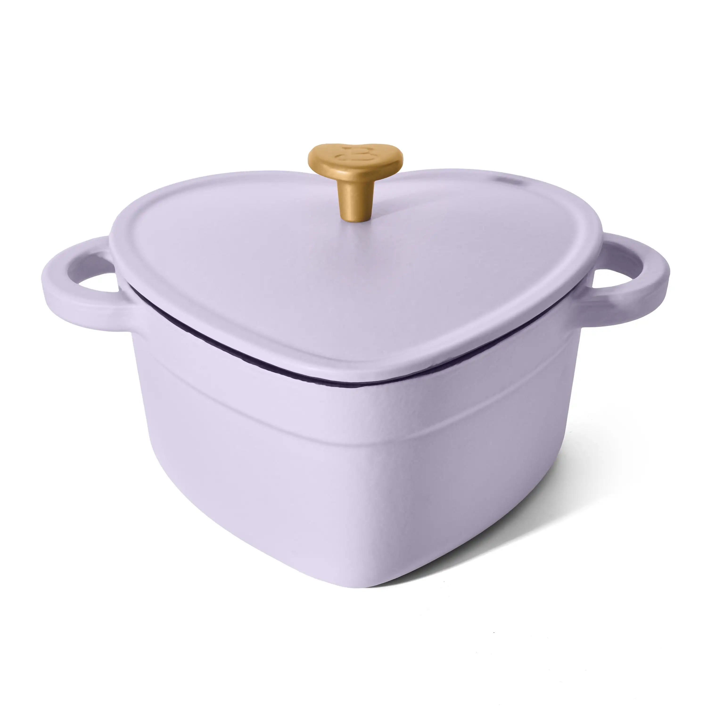 Beautiful by Drew Barrymore 2qt Heart Cast Iron Dutch Oven, Black Sesame. Multiple colors.