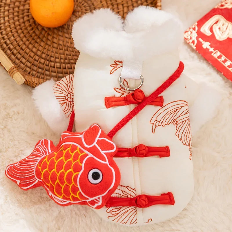 Asian Inspired Vests /Sweaters for your Cat or small Dog. Tastefully Ornate and  detailed.  You will be in the presence of One Classy Cat!!