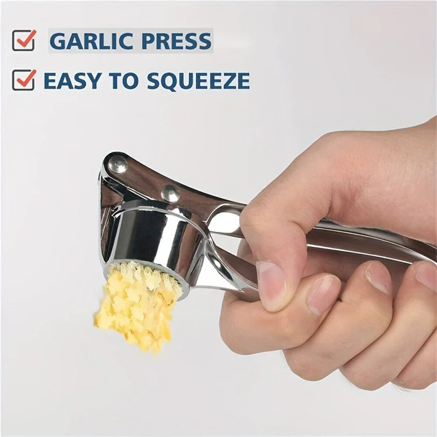Commercial Heavy Duty Garlic Press & Multi-Tool. A Must Have for the Kitchen!!