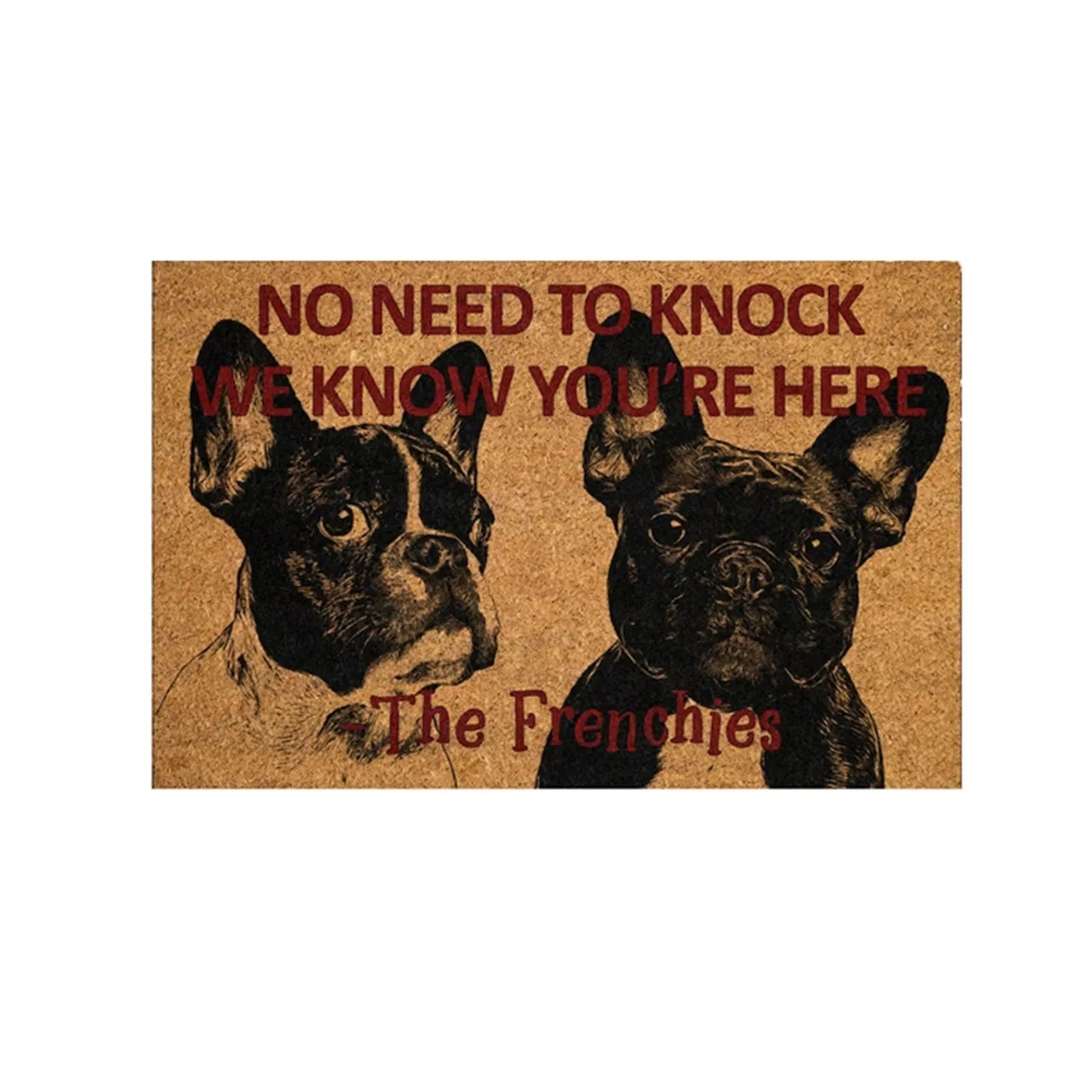 Funny Dog Doormat. Enough Said!!